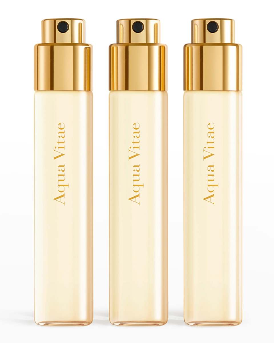 Aqua Vitae Eau de Toilette Travel Spray Refills, 3 x 0.37 oz.